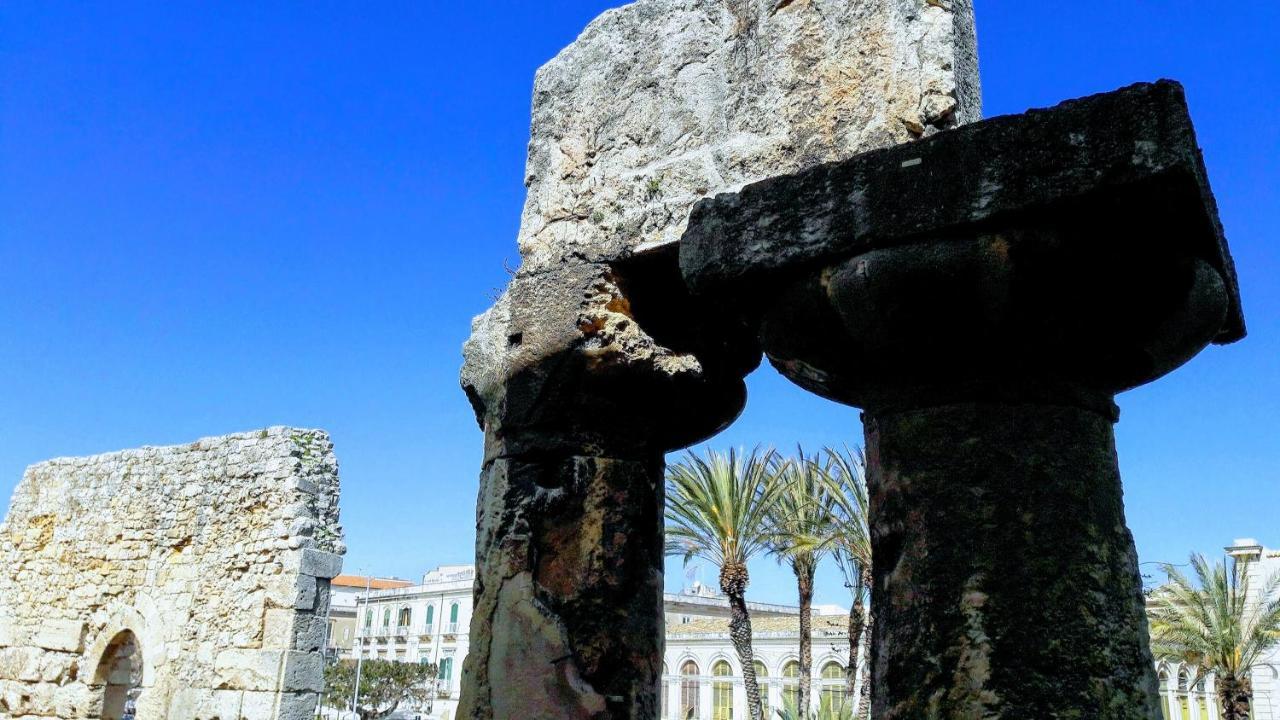 Elegante Appartamento In Palazzo Storico Ortigia Syrakusa Exteriör bild